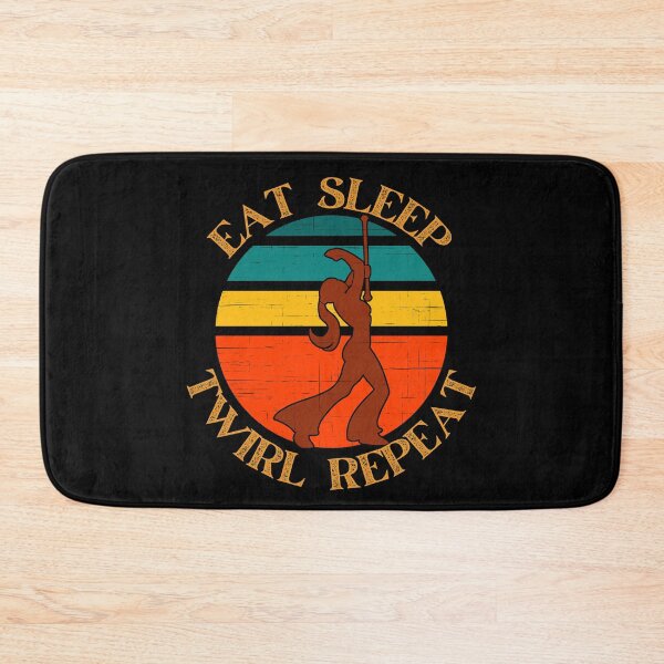 Item preview, Eat Sleep Twirl Repeat Baton Twirler Majorette Gift designed and sold by giftsbyminuet.