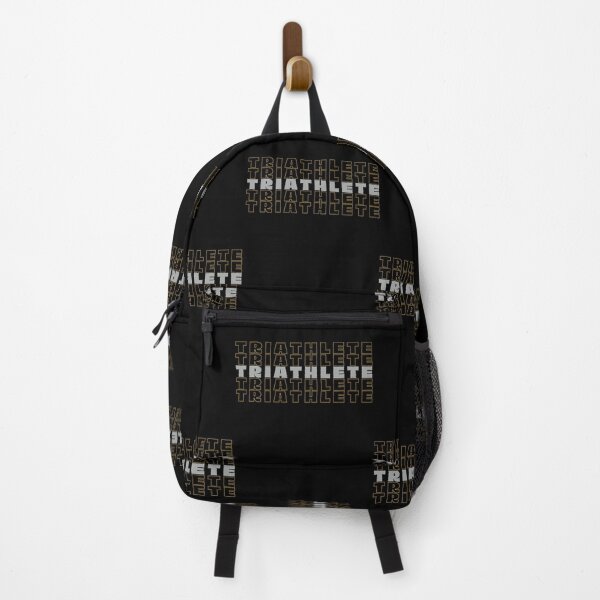 Item preview, Golden Retro Triathlete In The Pain Cave designed and sold by Sonatablue.