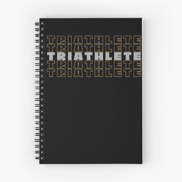 Item preview, Golden Retro Triathlete In The Pain Cave  designed and sold by Sonatablue.