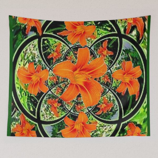 Artikelvorschau, ZUSAMMENFASSENDES GEOMETRISCHES ORANGE-TÄGLICHES MUSTER entworfen und verkauft von sharlesart.