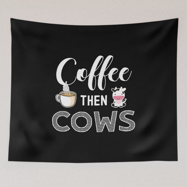 Item preview, Coffee Then Cows designed and sold by cool-merch.