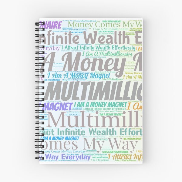 Item preview, Rainbow Multimillionaire Subliminal Word Cloud designed and sold by frankie5368.
