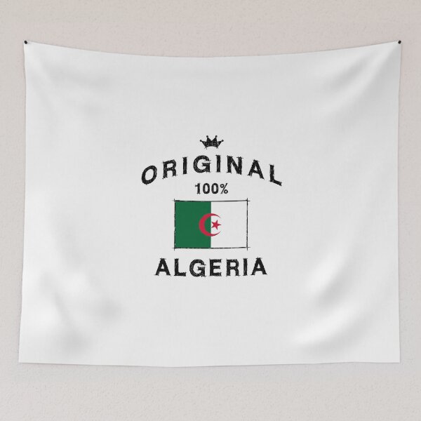 Item preview, Algeria Algerian flag flag designed and sold by GeogDesigns.