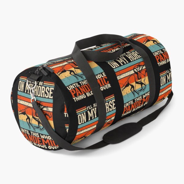 Item preview, I'll just be on my horse until this whole pandemic thing blows over designed and sold by crazy merchs.