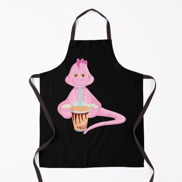 Item preview, Dino Boba Pink Dinosaur with Boba designed and sold by cool-merch.