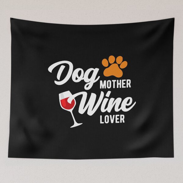 Item preview, Dog Mother Wine Lover designed and sold by cool-merch.