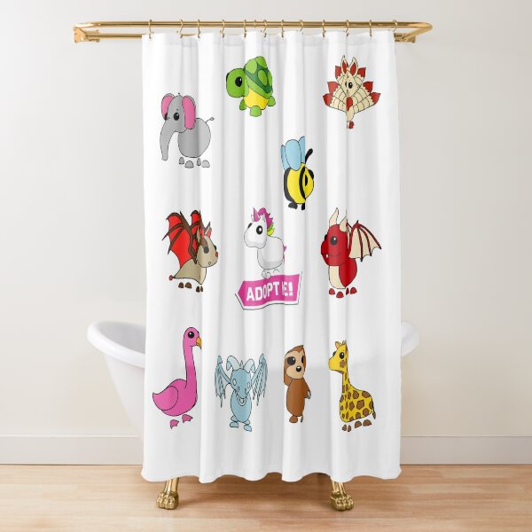 Adopt Me Roblox Shower Curtains | Redbubble