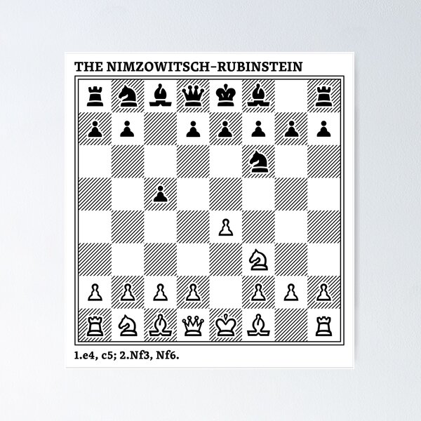 Item preview, The Nimzowitsch–Rubinstein - The Sicilian Defense  designed and sold by kingoftoil.