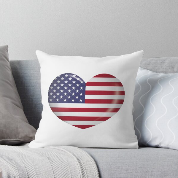 Item preview, Icon representing heart button of the USA flag. Ideal for catalogs of institutional materials and geography designed and sold by LucianoCosmo.