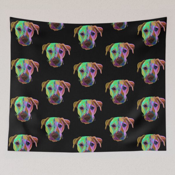 Item preview, Splash Black Mouth Cur Dog designed and sold by alwe-designs.