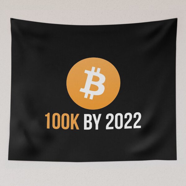 Artikelvorschau, Bitcoin 100.000 bis 2022 entworfen und verkauft von RandomStuffShop.