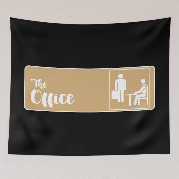 Item preview, The Office Logo Calligraphy- Tan designed and sold by melinarae.