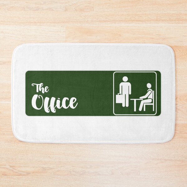 Item preview, The Office Logo Calligraphy- Forest Green designed and sold by melinarae.
