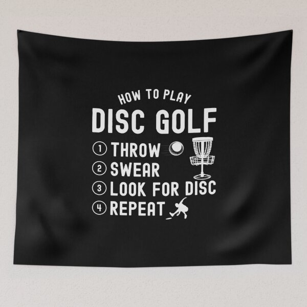 Item preview, How to Play Disc Golf designed and sold by cool-merch.