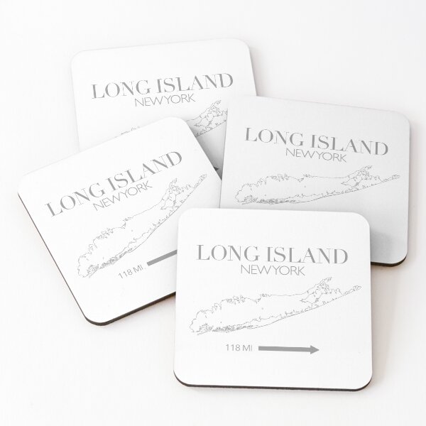 Item preview, Long Island Map designed and sold by Emmbrawl.
