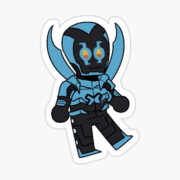 Item preview, Blue Beetle - sticker designed and sold by Tadesart.