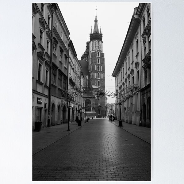 Item preview, FLORIANSKA STREET & ST MARY'S BASILICA, KRAKOW, POLAND designed and sold by OnceUponKrakow.