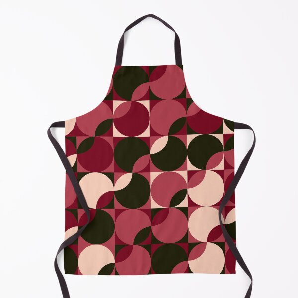 Item preview, midcentury bold circles (cherry cream) designed and sold by quinnhopp.