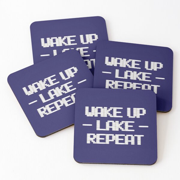 Item preview, Wake Up, Lake, Repeat designed and sold by FishWorldwide.