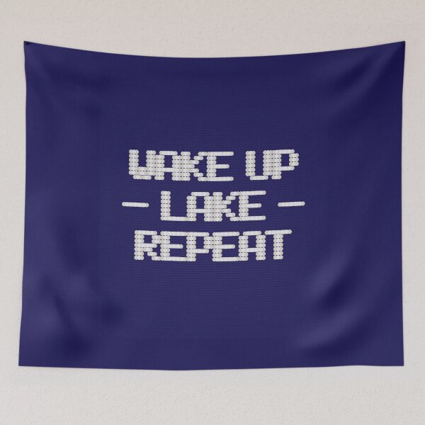 Item preview, Wake Up, Lake, Repeat designed and sold by FishWorldwide.