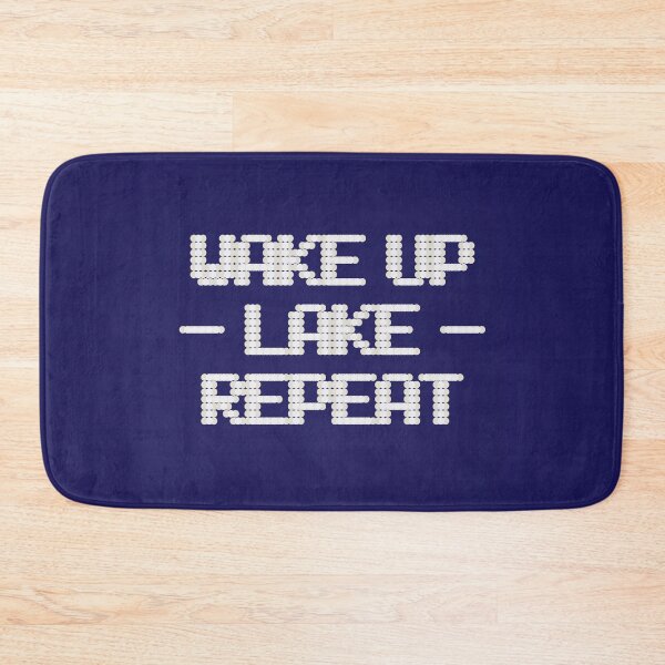 Item preview, Wake Up, Lake, Repeat designed and sold by FishWorldwide.
