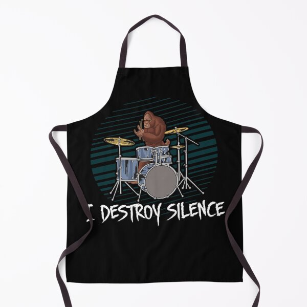 Item preview, I Destroy Silence Drums Bigfoot Drummer Funny designed and sold by cool-merch.