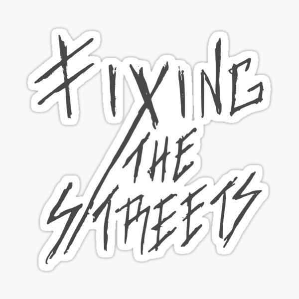 "Riding fixed gear bike" Sticker by Reconstruct Redbubble