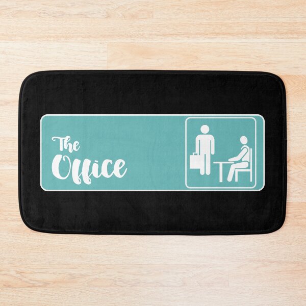 Item preview, The Office Logo Calligraphy- Aqua designed and sold by melinarae.