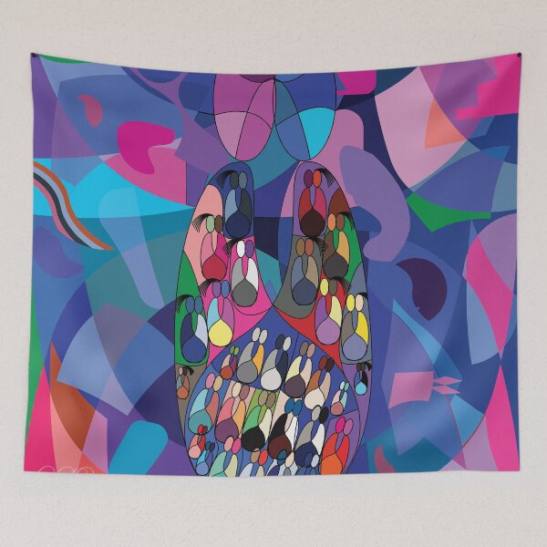 Item preview, Love and being able to live together as a wall art for home or office decor ideas designed and sold by Delqabel.