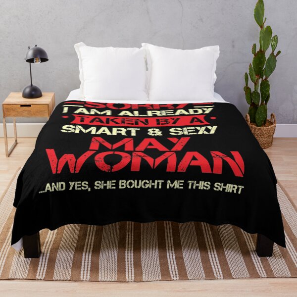 Item preview, Mens Sorry I Am Already Taken By A Smart & Sexy May Woman designed and sold by WhiteTears.