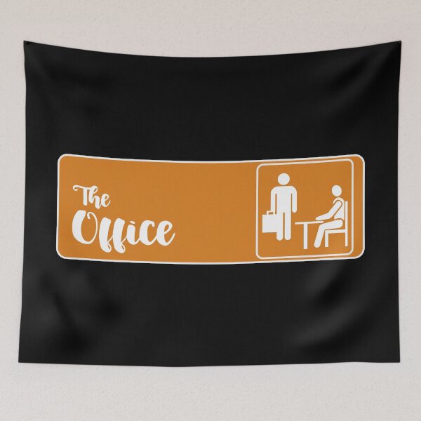 Item preview, The Office Logo Calligraphy- Orange designed and sold by melinarae.