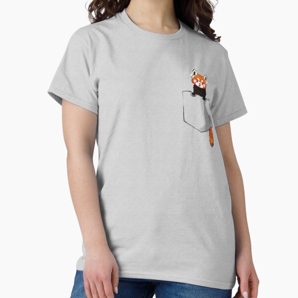 Vista previa del artículo con la obra «Panda rojo en un bolsillo, Red Panda Lovers», diseñado y vendido por Cute  Pawz.