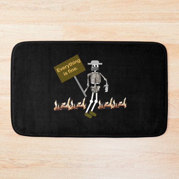 Item preview, Everything is fine skeleton design  designed and sold by Rachel the Artist .