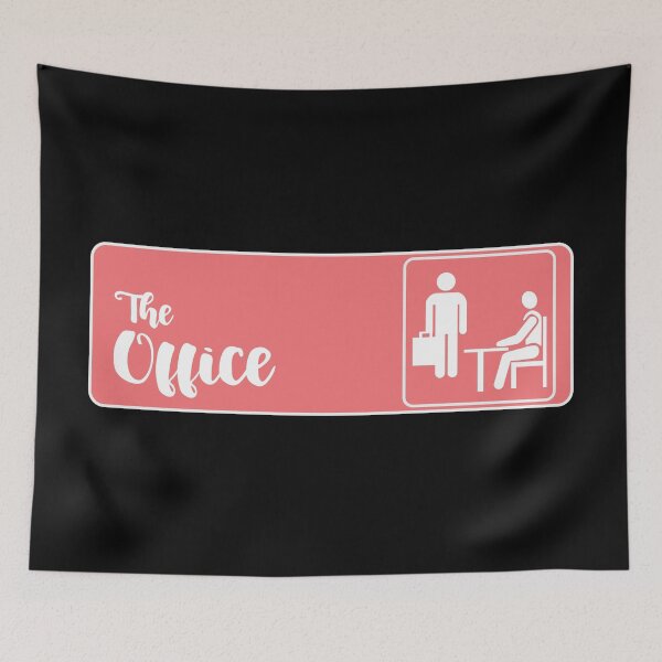 Item preview, The Office Logo Calligraphy- Pink designed and sold by melinarae.