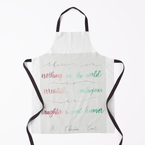 Item preview, "There is nothing in the world so irresistibly contagious as laughter and good humor"-Charles Dickins, A Christmas Carol Watercolor Calligraphy designed and sold by YitingZarts.