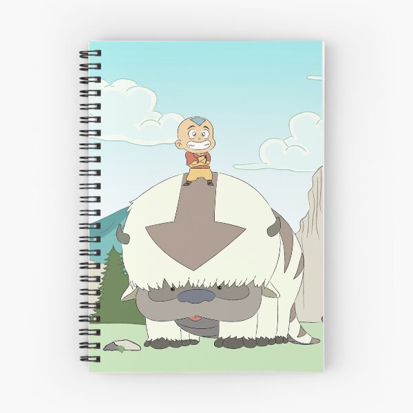 Artikelvorschau, Aang und Appa entworfen und verkauft von Koi-Art.