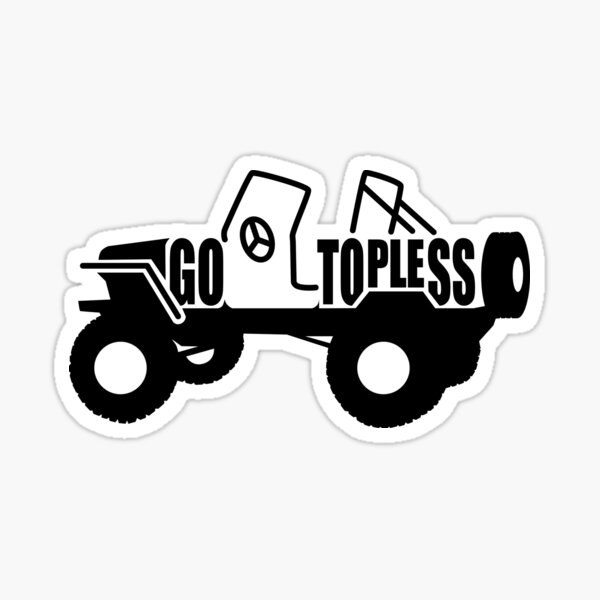 Go Topless Sticker