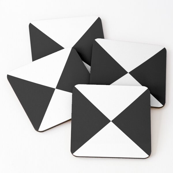 Item preview, Minimalist Triangle Pattern (black/white) designed and sold by Design Minds Boutique.