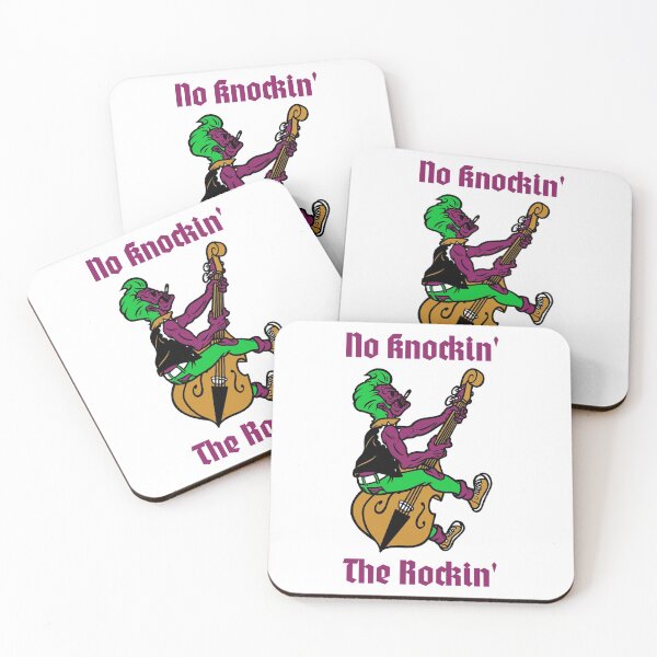 Item preview, Rockabilly Zombie Motto: No Knockin' The Rockin' designed and sold by UGPiggy.
