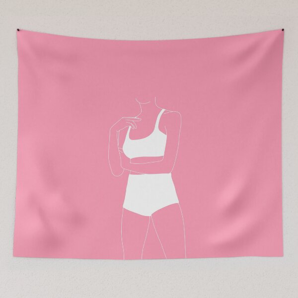 Item preview, Minimalist fashion figure illustration - Lorrie designed and sold by TheColourStudy.
