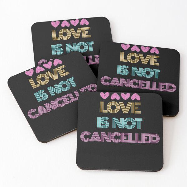 Item preview, Love is not cancelled designed and sold by Jekt-is.