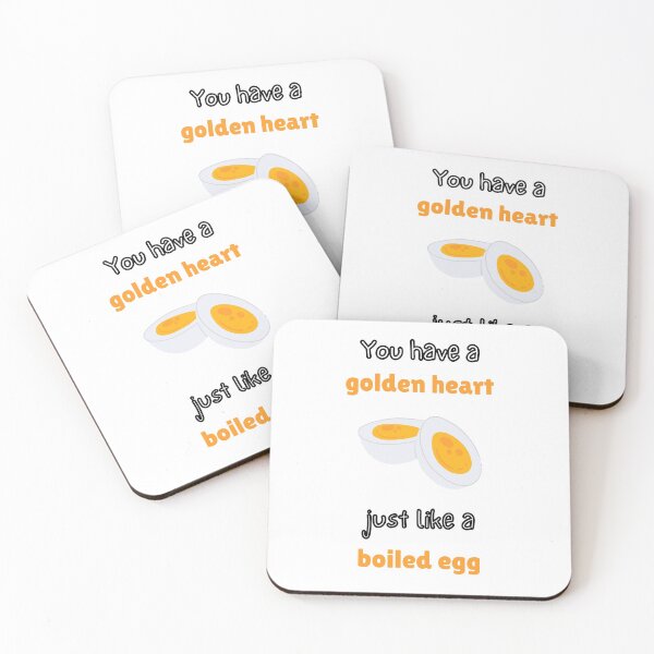 Item preview, Golden heart, like a boiled egg designed and sold by daguilon.