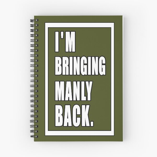 Item preview, Bring Back Manly Men designed and sold by Healthy-Sarcasm.
