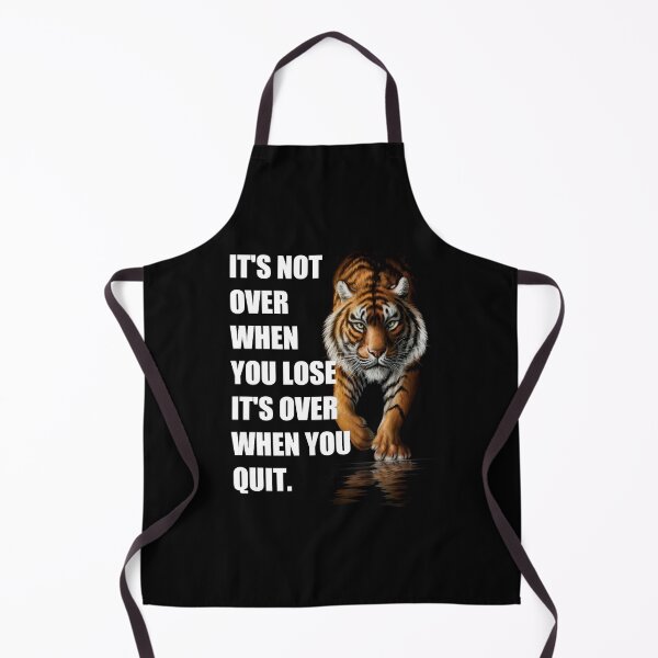 Item preview, IT'S NOT OVER WHEN YOU LOSE  IT'S OVER WHEN YOU QUIT. designed and sold by TopDesignArt.
