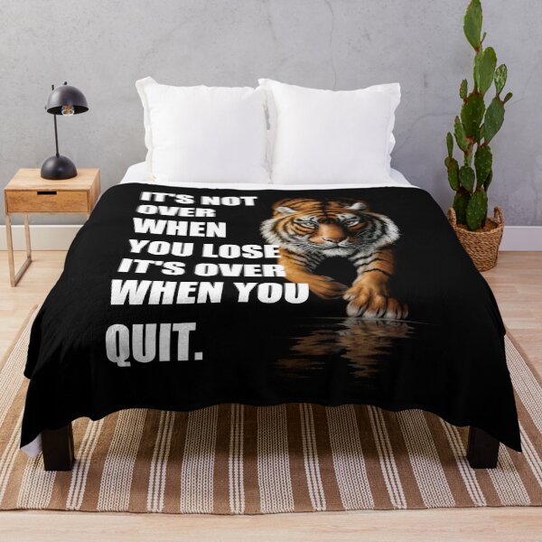Item preview, IT'S NOT OVER WHEN YOU LOSE IT'S OVER WHEN YOU QUIT. designed and sold by TopDesignArt.
