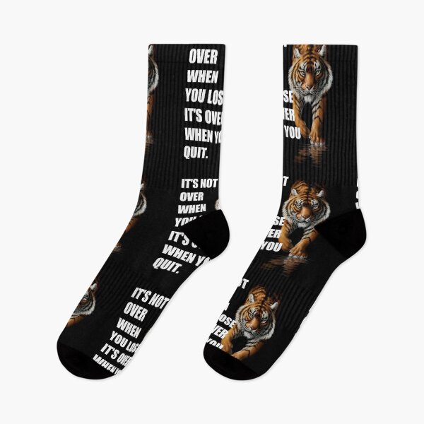 Item preview, IT'S NOT OVER WHEN YOU LOSE  IT'S OVER WHEN YOU QUIT. designed and sold by TopDesignArt.