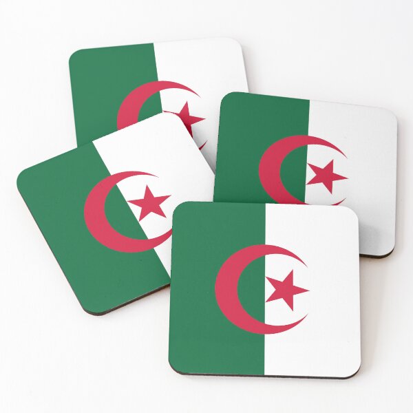 Item preview, Algeria Algerian ensign flag designed and sold by GeogDesigns.