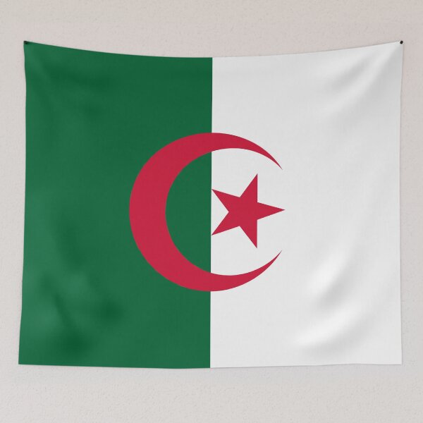 Item preview, Algeria Algerian ensign flag designed and sold by GeogDesigns.