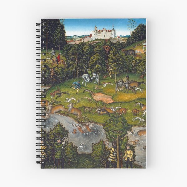 Item preview, HUNTING NEAR HARTENFELS CASTLE - LUCAS CRANACH THE ELDER designed and sold by arthistoryfever.