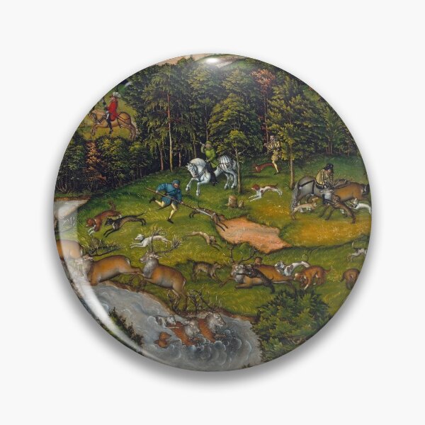 Item preview, HUNTING NEAR HARTENFELS CASTLE - LUCAS CRANACH THE ELDER designed and sold by arthistoryfever.